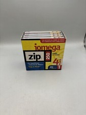 Iomega ZIP disks 250MB Pack of 4 Disks used