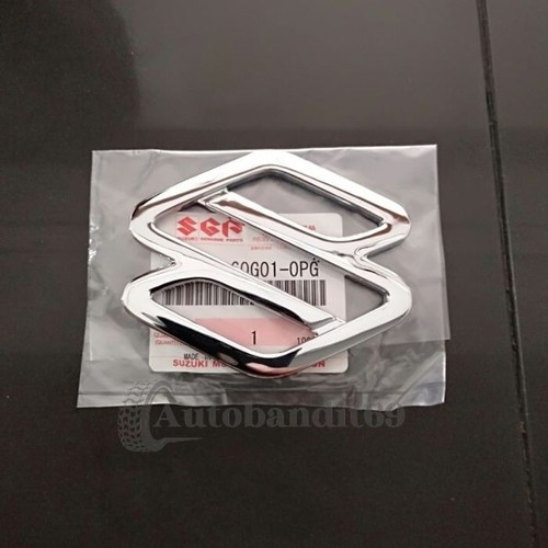 SUZUKI VITARA ESCUDO SIDEKICK FRONT GRILL EMBLEM LOGO S 77811-60G01-0PG GENUINE - Picture 2 of 6