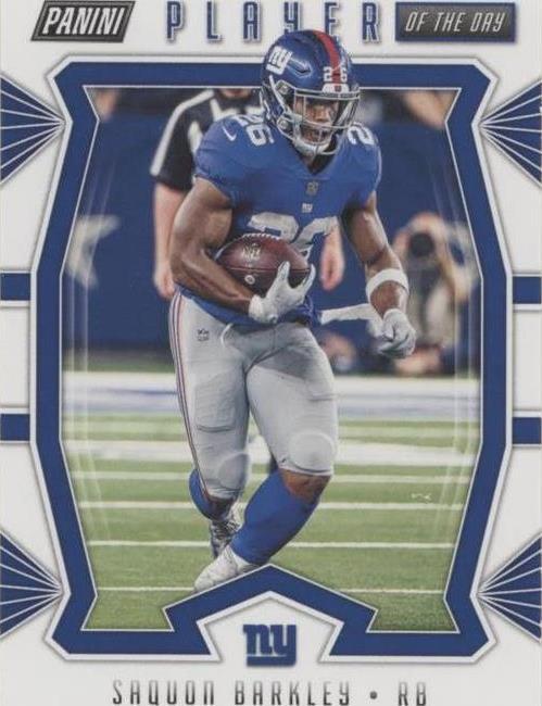 2019 Panini Player of the Day Saquon Barkley #1 - 1 of 2