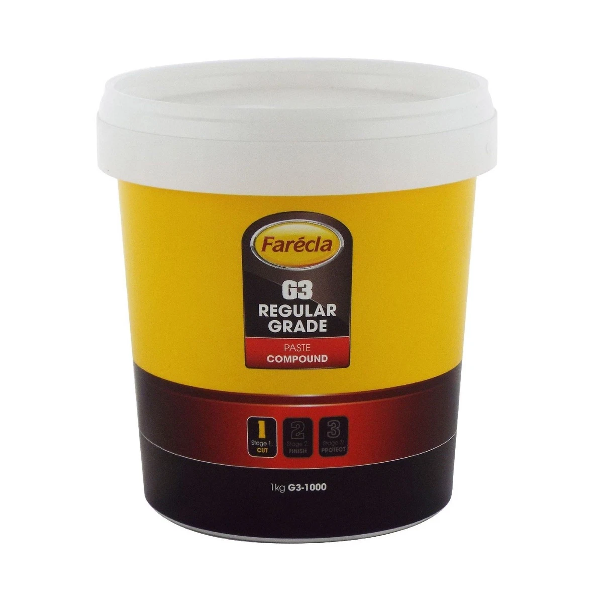 Farecla G3 Rubbing Compound Regular Cutting Paste 1kg Tub Car Polishing New