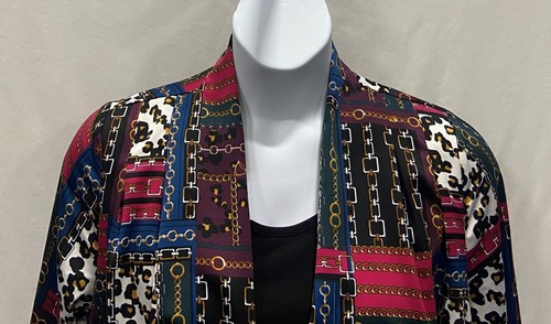 Marc New York ladies size L blouse with mid ties and attached tank top. - Picture 3 of 9