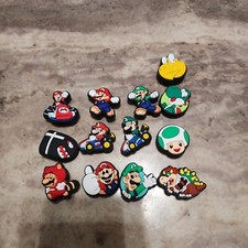 Super Mario Brothers / Mario Kart Crocs Charms Croc Jibbitz YOU GET ALL 13