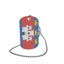 Dog Tag Flag Bunting J nk pings Long Dog Tag Aluminium 30 x 50mm