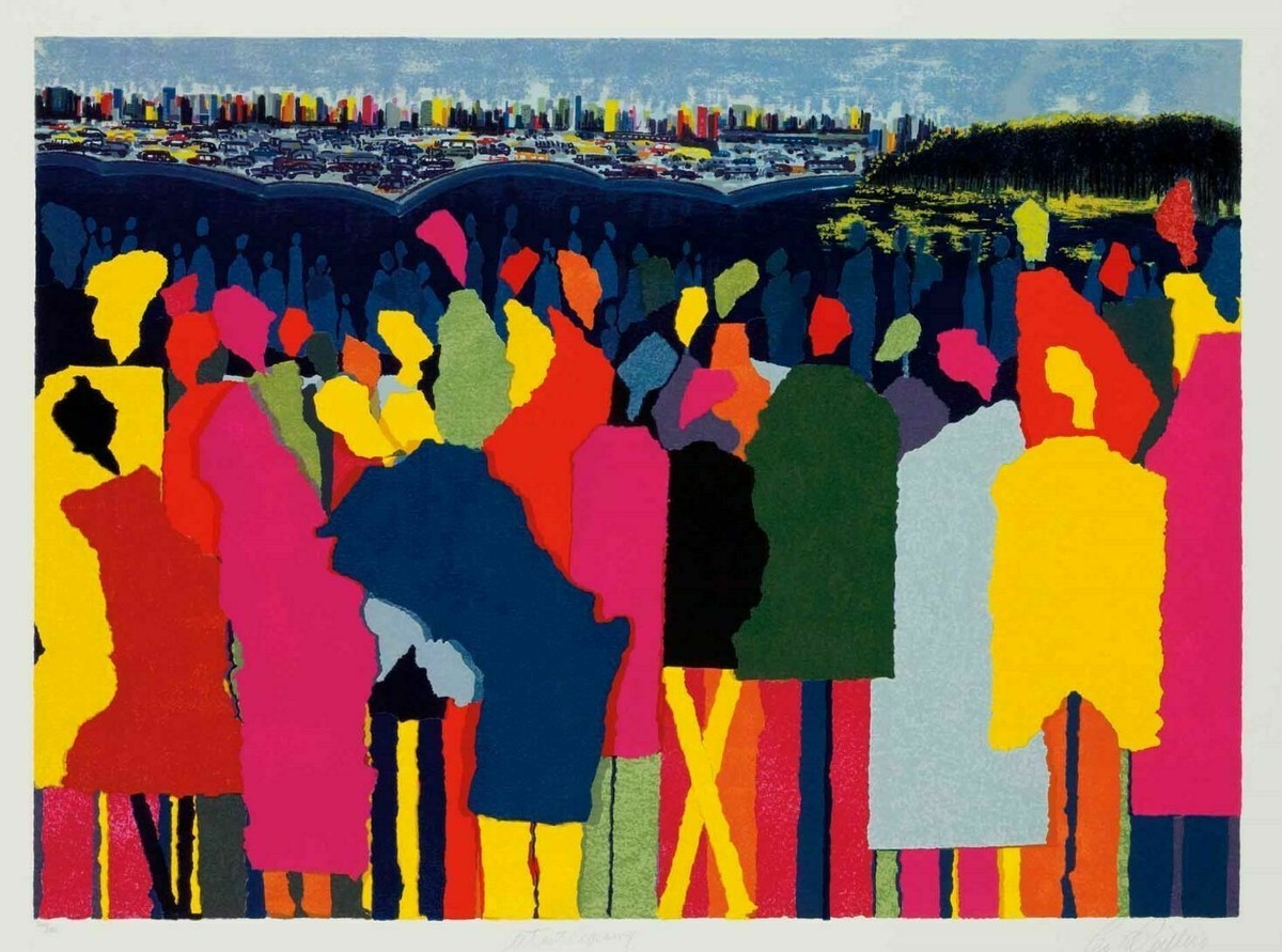 Leo Posillico Serigraph Signed Numbered Ltd Edition ARTISTS