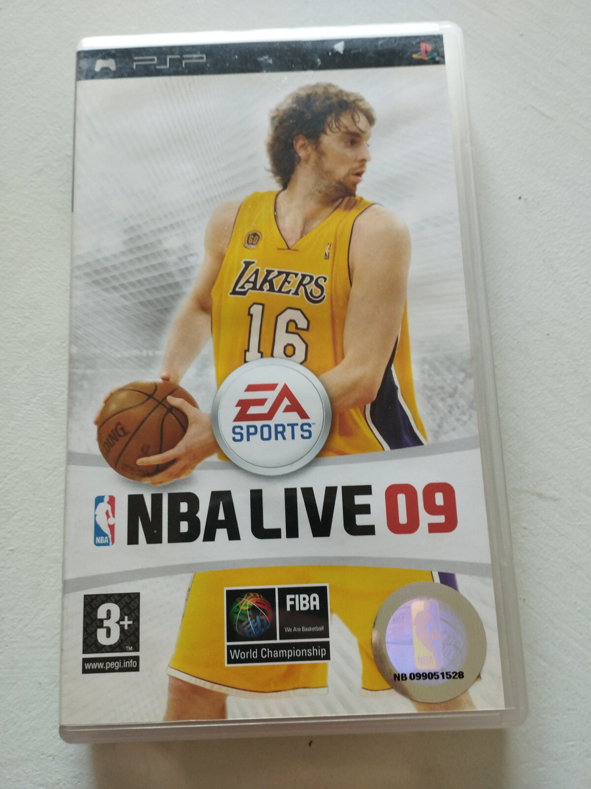 NBA Live 09 EA Sports Pau Gasol - Game PSP PlayStation Spanish Edition