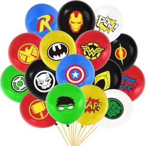 Super Heros Ballons Marvel Dc Avengers Anniversaire Enfants Fete Sac Remplissage Decoration Ebay