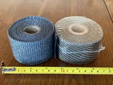 DEI Design Engineer Inc Exhaust Wrap 2in 12 Ft 2 Rolls 24ft Total Gray Bronze