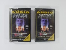 SIMON  SCHUSTER AUDIO STAR TREK NEXT GEN. CROSSOVER 1995 AUDIO CASSETTES