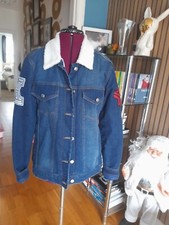 Kylie And Kendall Jenner Kardashian Denim Coat Jacket 10 12 Kim Khloe Lip Kit