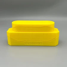 DIY Fingerboard Mold 90mm x 30mm, 40mm wheelbase, 22º kick