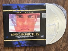 Born On The Fourth Of July Tom Cruise Laserdisc Album Used