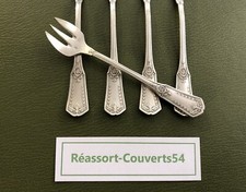 1 Austerngabel SFAM Modell SANS GENE Versilbert Tischbesteck 13,6 Cm