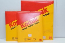 Lot Vintage Kodak Paper - 8x10 and 11x14 Ektarcolor plus, Professional,N,F,