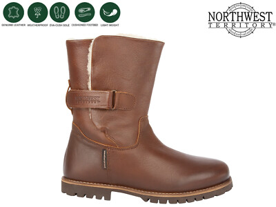 Northwest Territory Damenstiefel Leder Blockabsatz lässig im Freien Wandern 