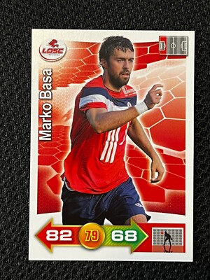PANINI ADRENALYN XL FUSSBALL KARTEN 2011/2012 MARKO BASA LILLE LOSC SELTEN