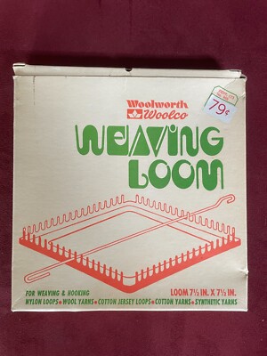Vintage Woolworth Weaving Loom with Original Box--Used in Great Condition