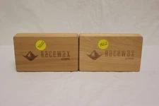 Ski/Snowboard Racewax Brush Set Nylon & Horsehair ~ Approx 3 x 4.5 E2B2