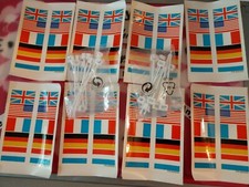 Carrera, Artin, Ninco HO 1/43 1/32 1/24 Flags W/ 20 Poles use with all tracks