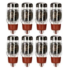New Current Matched Octet (8) Reissue Genalex Gold Lion KT66 6L6 Vacuum Tubes