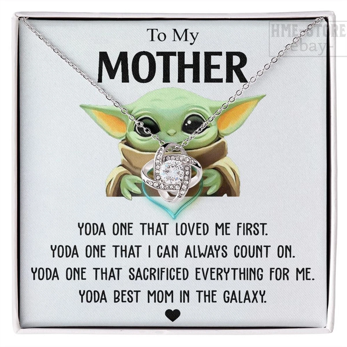 Yoda mother's sale day necklace