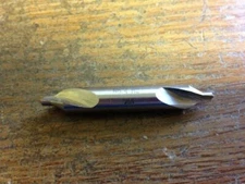 #4 60 DEGREE 2 FLUTE HIGH SPEED STEEL COMBINED DRILL AND COUNTERSINK