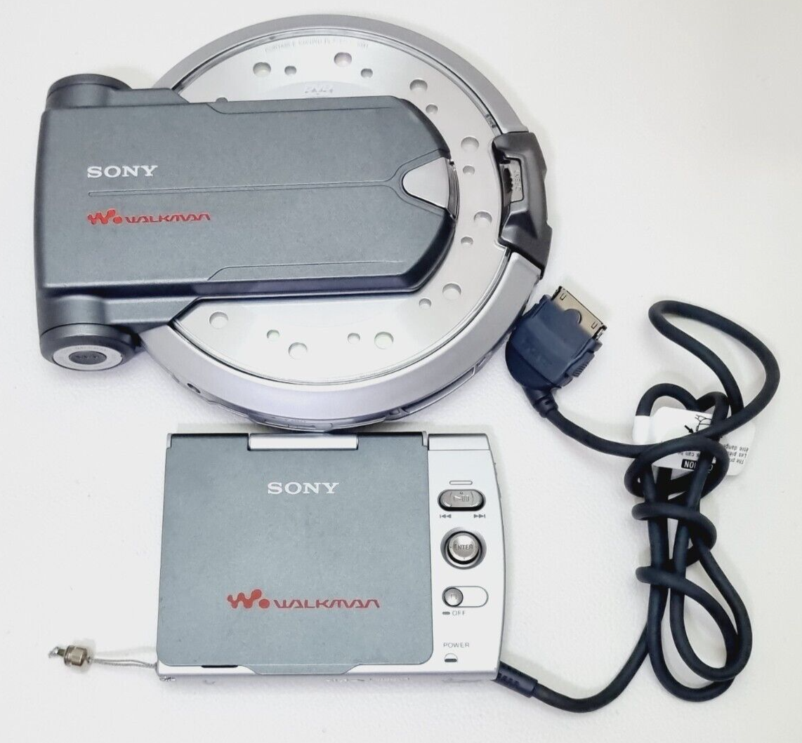 SONY Walkman D-VM1 Portable CD/DVD Player with Monitor - For