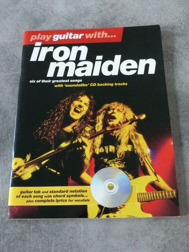 IRON MAIDEN - Guitare tablature + CD  ( Ace High, The Trooper... )  NEUF
