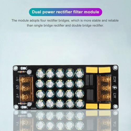 Dual Power Rectifier Filtration Module Output Positive & Negative for