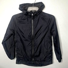 The Children's Place Boys NavyWindbreaker Jacket M 7/8 HoodedLightweight School