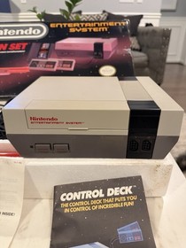 NES Action Set Console Nintendo Completo CIB Testato Super Mario Bros Duck Hunt