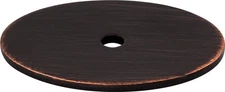 Top Knobs TK62TB Oval Backplate Large 1 3/4" Tuscan Bronze