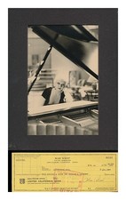 West, Mae West : personal check SIGNED and original promotional photograph o