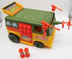 Vtg 1988 TMNT Party Wagon Complete Vehicle Playmates Teenage Mutant Ninja