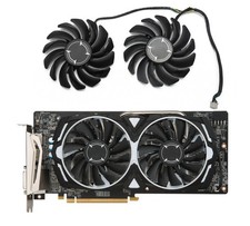 Pair Fans Cooling Fans For AMD MSI RX470 RX480 RX570 RX580 ARMOR PLD09210S12HH