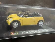 Burago - Mini Cooper S Cabrio gelb Modellauto