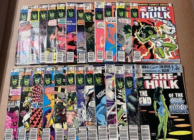 The Savage She-Hulk 1-25 Complete Run Set 1980 1st App Key Issues NEWSTAND  