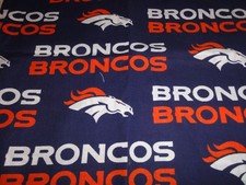 NEW LICENSED NFL DENVER BRONCOS FABRIC 15 L x 60 W