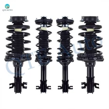 Set of 4 Front-Rear Quick Complete Strut-Coil Spring For 1997-2002 Ford Escort