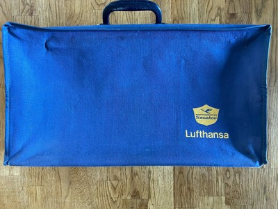 Lufthansa Koffer Tasche aus den 60er Jahren Altersspuren