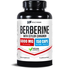 Berberine with Ceylon Cinnamon 6000mg 150 Veg...