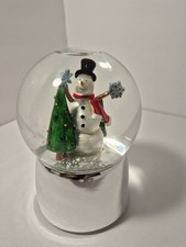 Towle Musial Snowman Snow Globe