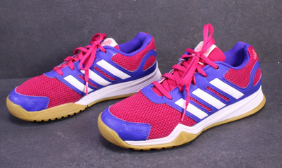 Adidas Sneaker Interplay Damen Sportschuhe Gr. 36 fuchsia lila weiß Mesh SB2208