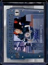 2022-23 Upper Deck Premier #PSS-CO Andrew Copp Premier Signature Seats