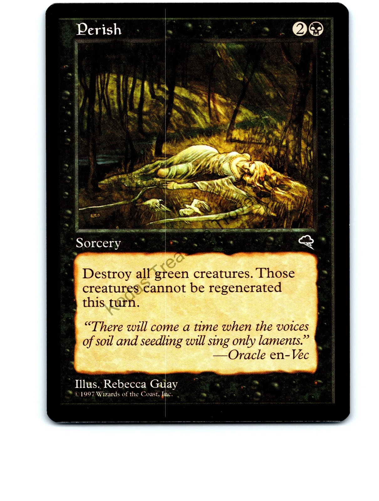 Perish Black #147 Uncommon Tempest MTG NP Near Mint or Better
