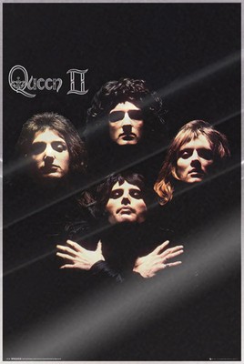 Queen - Music Poster (Bohemian Rhapsody II - Album Cover) (24 x 36'') (LAMINATED)