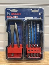 Bosch HCST006 SDS-plus Masonry Trade Bit Set, Chisels and Carbide, 6-piece