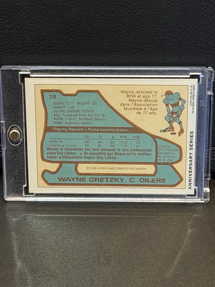 1992-93 O-Pee-Chee - Юбилейная Серия Уэйн Гретцки #12 - Изображение 2 из 2