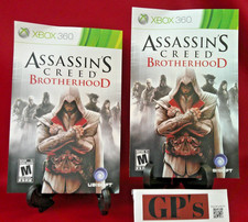 Assassin's Creed: Brotherhood (Xbox 360, 2010) English/French Manuals For Sale