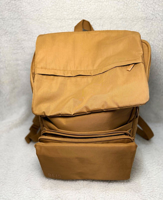 Beis ultimate diaper bag w/ Pouch in color tan