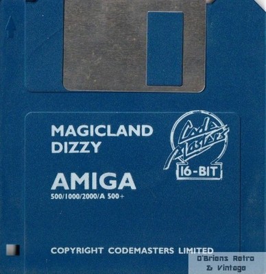 Magicland Dizzy, Codemasters, 1991, Commodore Amiga - Floppy Disk